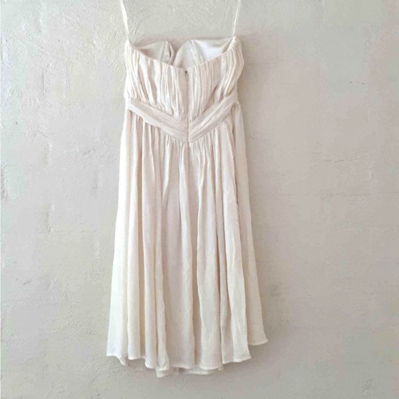 French Connection White Strapless Formal Flowy Dress - Picture 2 of 3